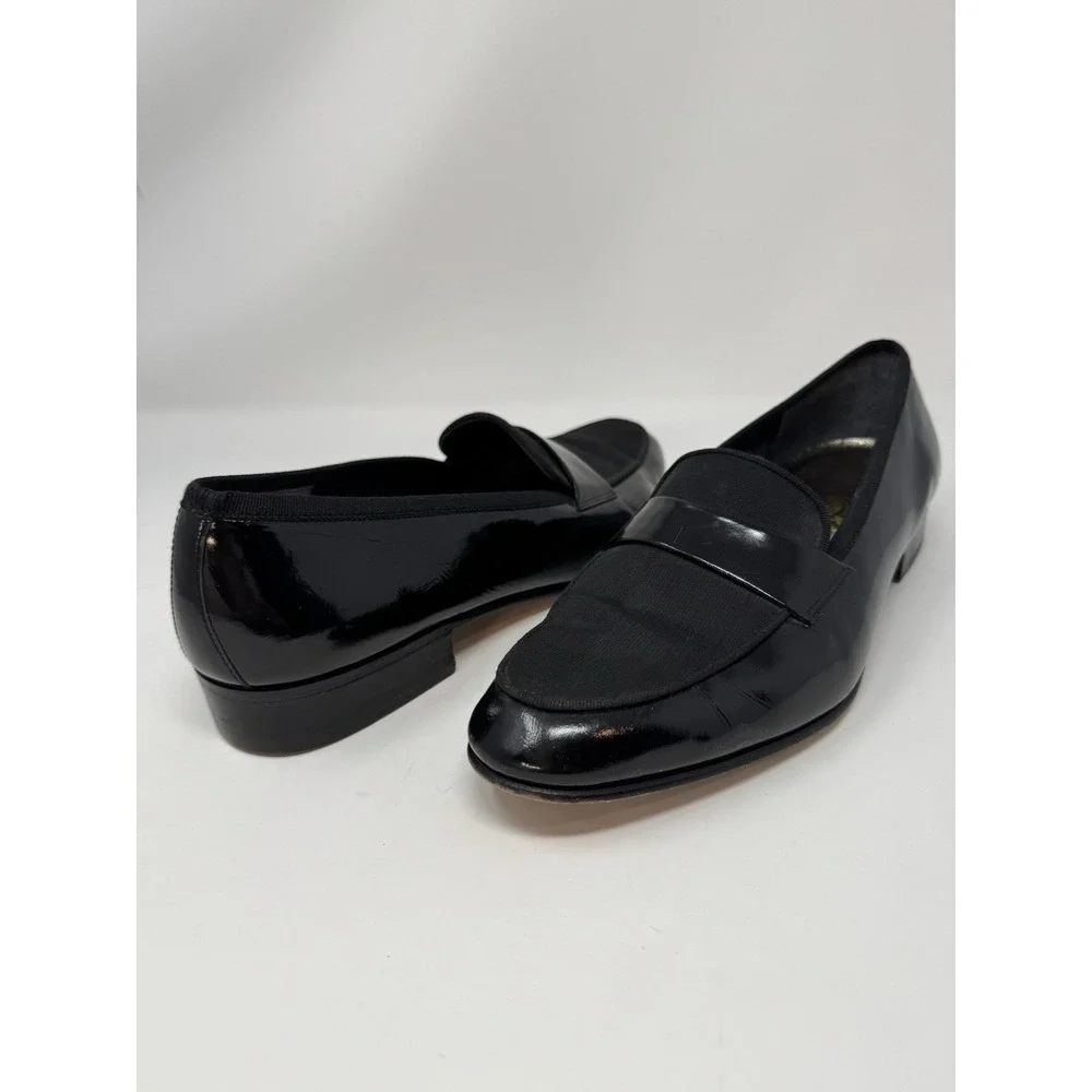 Salvatore Ferragamo Made in Italy Patent Grosgrain Vamp Formal Loafer 11 D‎